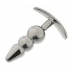 stalen buttplug paars kristal