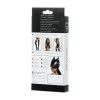 WETLOOK GLOSSY cat mask GLOVES ZWART