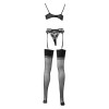 complete lingerieset zwart bh set