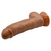 echte dildo blank met zuignap - 18 cm