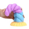 gekleurde real dildo met zuignap