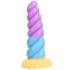 gekleurde real dildo met zuignap