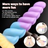 gekleurde real dildo met zuignap