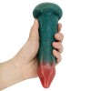 Siliconen gekleurde dildo met zuignap - 20 cm