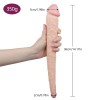 Realistische dubbele dildo sextoys sex