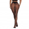 erotische bodysuit legging zwart - one size achterkant 