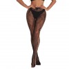 erotische bodysuit legging zwart - one size voorkant
