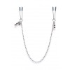 Fifty Shades of Grey At My Mercy tepelklemmen met ketting metaal zwart