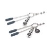 Fifty Shades of Grey At My Mercy tepelklemmen met ketting metaal