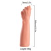 siliconen fisting dildo bruin