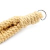 geweven touw halsband met slot
