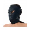 gezichtmasker zwart leer mas7598 bdsm