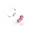 GLASS BUTTPLUG ROSE KRISTAL HOMOANAAL