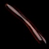 glass dildo transparant oranje sextoy