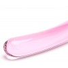 Glazen dildo transparant rose - sextoys