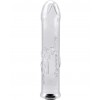 Glazen holle dildo transparant - 20 cm