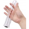 Glazen holle dildo transparant - 20 cm