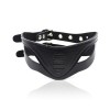 halsband zwart twee gespen