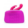 Opbergtas happy happy happy siliconen 