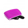 Opbergtas happy happy happy siliconen vibrator