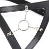 harnas PU leer met riem en ring