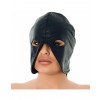 bondage gezichtmasker leer