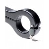 Handboeien + penis bal stretcher - zwart