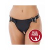 Kuisheidsgordel met hangsloten en plug - S/M