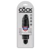 King Cock realistische vibrator zwart verpakking