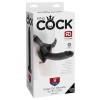 King cock strap-on harnas + dildo - sexspeeltje bdsm