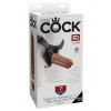 King cock strap-on harnas + dildo - nep sextoys