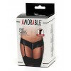 amorable sexy jarretels slip kousen set zwart