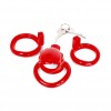 Kuisheidskooi plastic met-3 ringen-bdsm