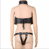 leren bondage harnas spikes 