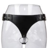 Leren bdsm herenslip met cockring