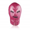 leren hoofdmasker mond oog rits