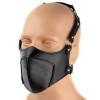 leren sm kattenmasker spikes