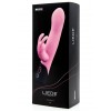 Lieve Rabbit Tarzan Vibrator roze siliconen verpakking