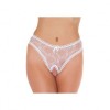Amorable transparant wit open kruis slipje