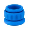 siliconen penisring twin flex blauw