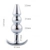stalen buttplug paars kristal