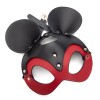 masker muizenoren zwart rood
