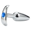 stalen anaal toy blauw kristal
