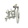 metalen bdsm peniskooi met hangslot