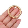 metalen cockring goudkleurig 32mm