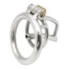 metalen peniskooi met penisplug one size