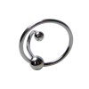 metalen penisplug met cock ring