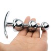 buttplug metaal wit kristal