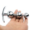 buttplug metaal zwart kristal