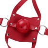 mondknevel rood pu leer